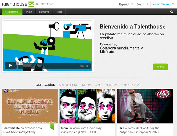 Talenthouse lanza una revolucionaria plataforma en asociación con NOKIA, adidas eyewear y vitaminwater