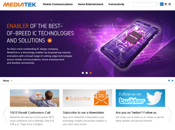 MediaTek lanza la primera plataforma integrada para smartphones con HSPA+ SoC de doble núcleo