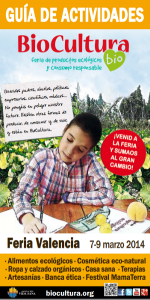 Disponible la Guía de Actividades de Biocultura Valencia
