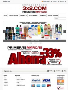 Supermercado 3x2, descuento del 33% en todos sus productos y siempre Primeras Marcas