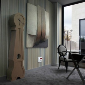 Los muebles de cartón de Sanserif Creatius en el Hotel Nhow, durante la Feria del Mueble de Milán
