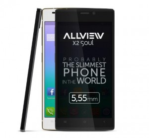 Allview lanza en Europa el teléfono inteligente más delgado, el X2 Soul