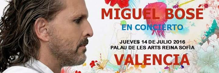 Miguel Bosé llega a la Sala Principal del Palau de les Arts con su último disco Amo