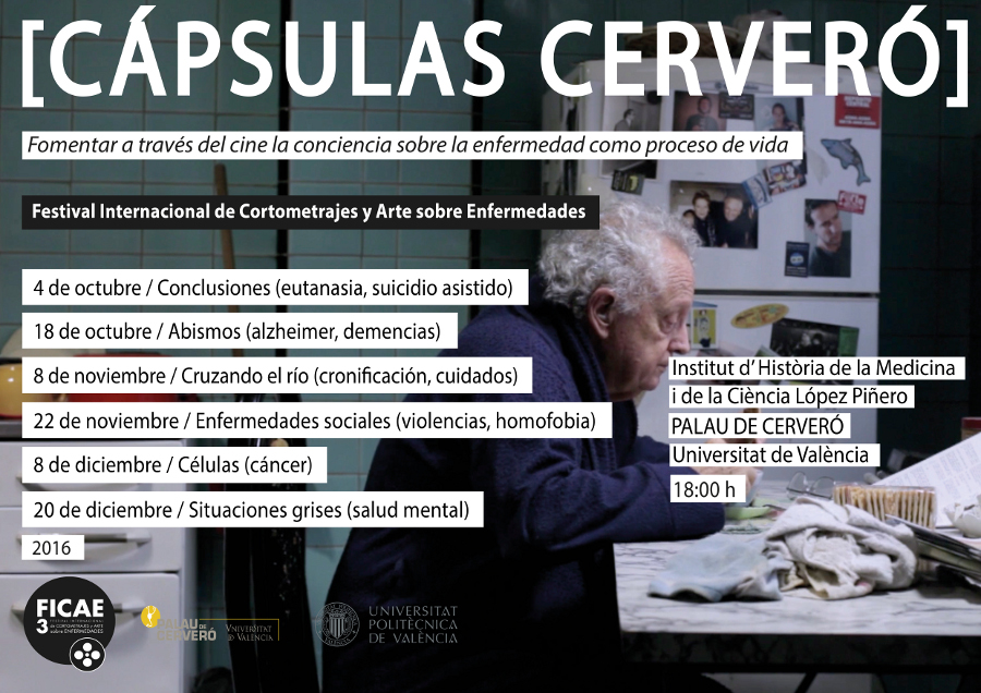 FICAE presenta [Cápsulas-Cerveró], un ciclo que llenará de cine la programación cultural del Palau de Cerveró