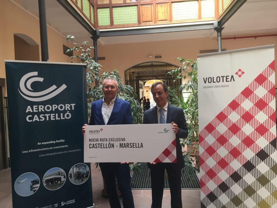 El aeropuerto de Castellón presenta ante instituciones y empresariado la nueva ruta estival con Marsella