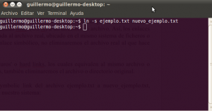 Enlaces simbólicos o Symbolic Link, diccionario GNU/Linux