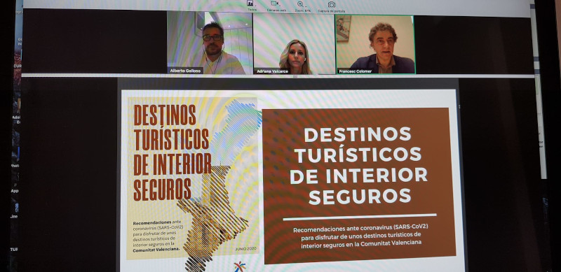 Turisme presenta una guía de recomendaciones y protocolos para mejorar la seguridad de los destinos de interior ante la COVID-19