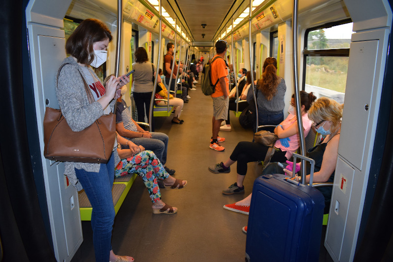 Las principales personas usuarias de Metrovalencia durante la desescalada pertenecen a los sectores sanitario, comercio y del hogar