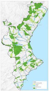 El Institut Cartogràfic Valencià crea un visor con las capas de los principales corredores para la conectividad de territorio dentro del contexto de infraestructura verde