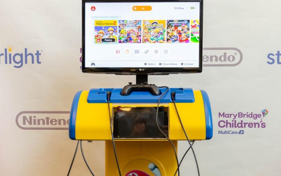 Nintendo crea una estación de juegos apta para hospitales