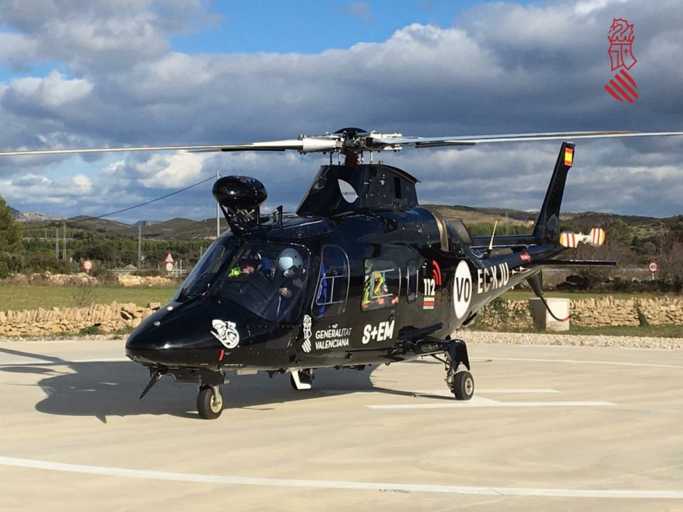 Emergencias coordina 193 rescates en helicóptero durante 2020, un 11% menos que el año anterior