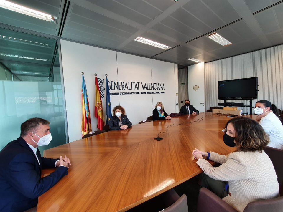 reunión en la sede de Conselleria