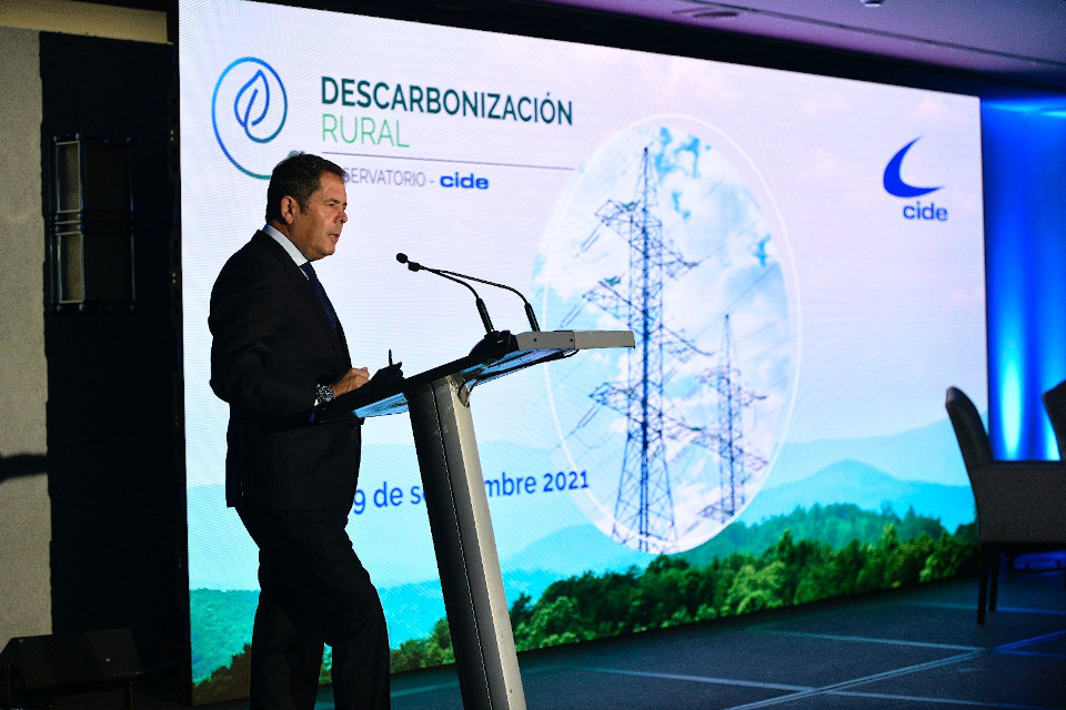 CIDE_Observatorio Descarbonización Rural_Gerardo Cuerva presidente CIDE